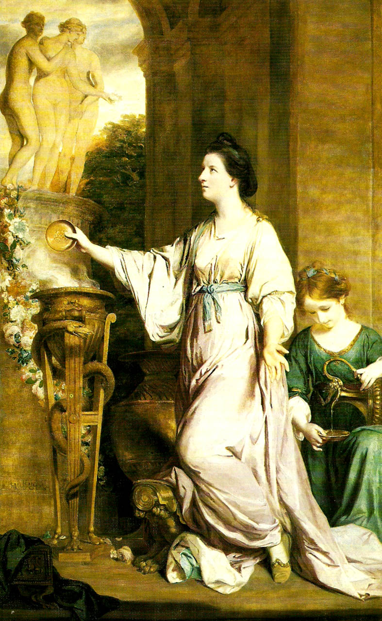 lady sarah bunbury sarificing to the graces